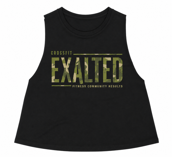 CrossFit Exalted Ladies Racerback Crop Tank