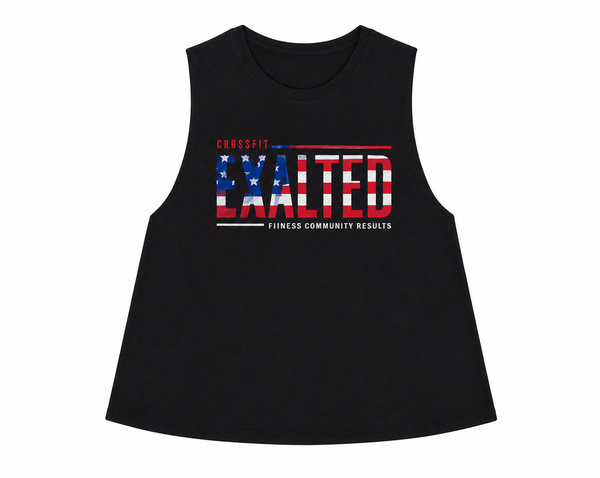 CrossFit Exalted Ladies Racerback Crop Tank