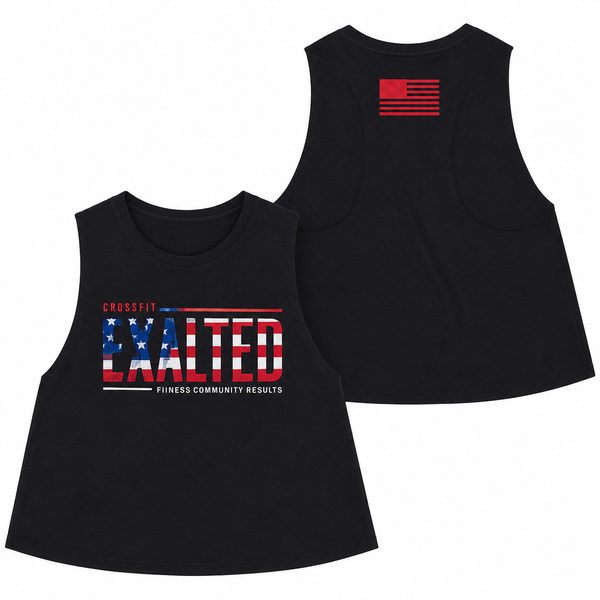CrossFit Exalted Ladies Racerback Crop Tank
