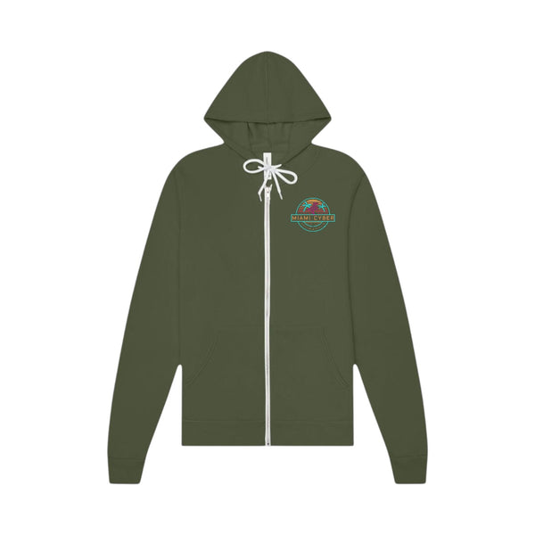 MM Cyber - Unisex - Bella + Canvas - 3739 - Zip Hoodie