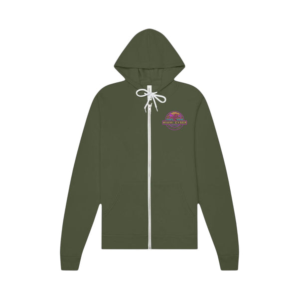MM Cyber - Unisex - Bella + Canvas - 3739 - Zip Hoodie